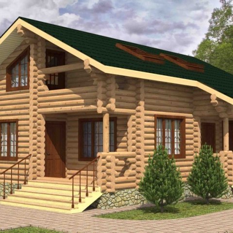 Zrubová chata D33